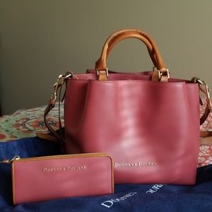 Dooney and Bourke City Barlow Satchel and Wallet